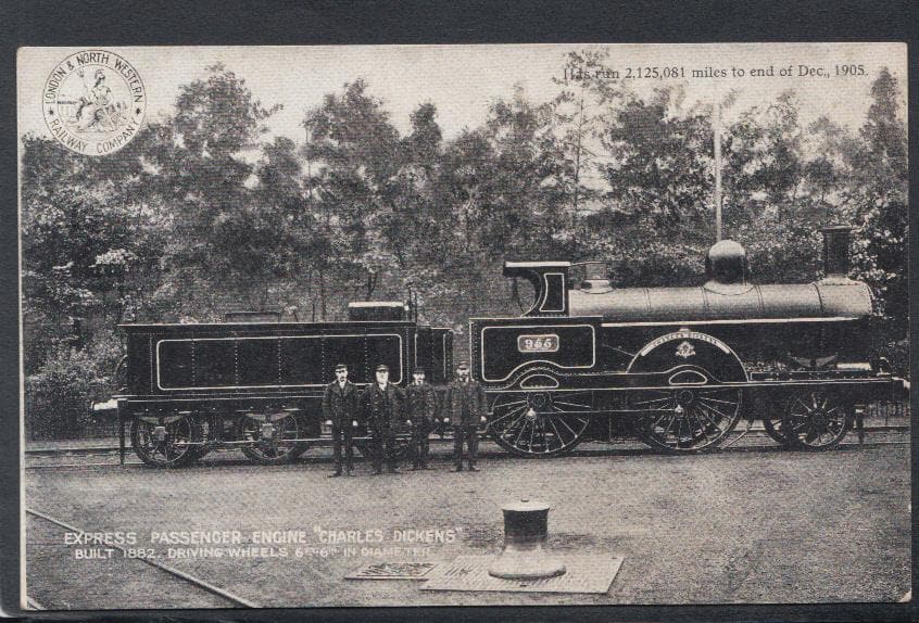 Railway Postcard - Trains - Express Passenger Engine 