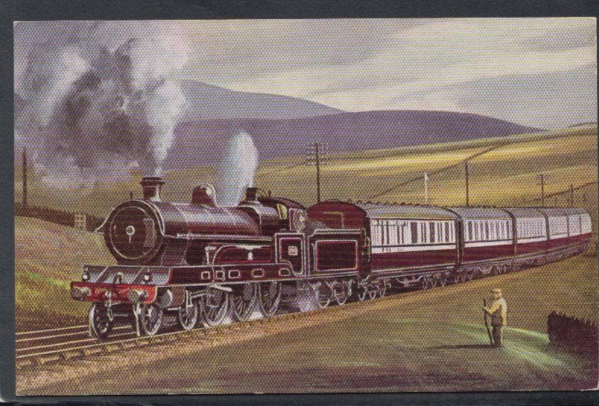 Railway Postcard - Trains - L.N.W.R 4-6-0 Locomotive No .1159 Ralph Brocklebank - Mo’s Postcards 