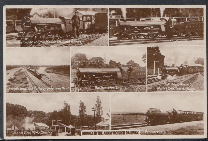 Railway Postcard - Trains - Romney and Dymchurch Railway - Mo’s Postcards 