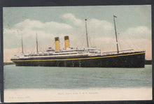 Load image into Gallery viewer, Shipping Postcard - White Star Line R.M.S.Adriatic, 1908 - Mo’s Postcards 
