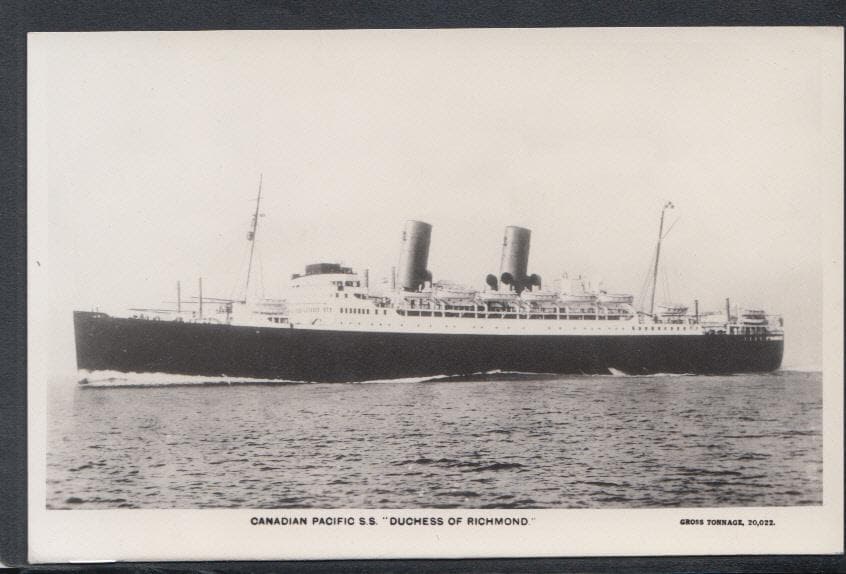 Shipping Postcard - Canadian Pacific S.S. 