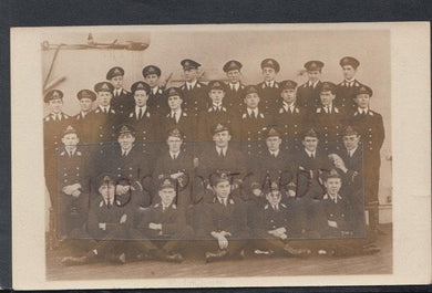 Military Postcard - Naval - Group of Midshipmen of H.M.S.Resolution - Mo’s Postcards 