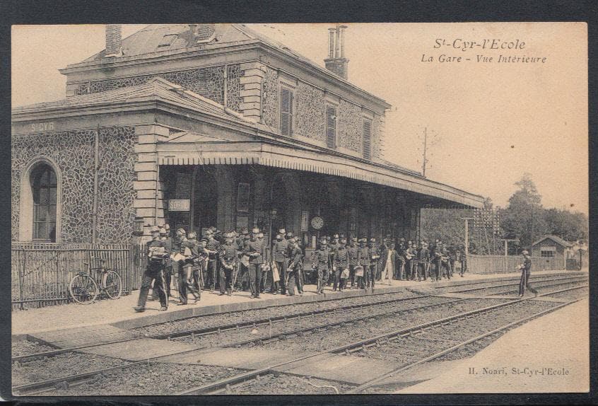 France Postcard - Saint-Cyr-l'École - La Gare - Vue Interieure - Mo’s Postcards 