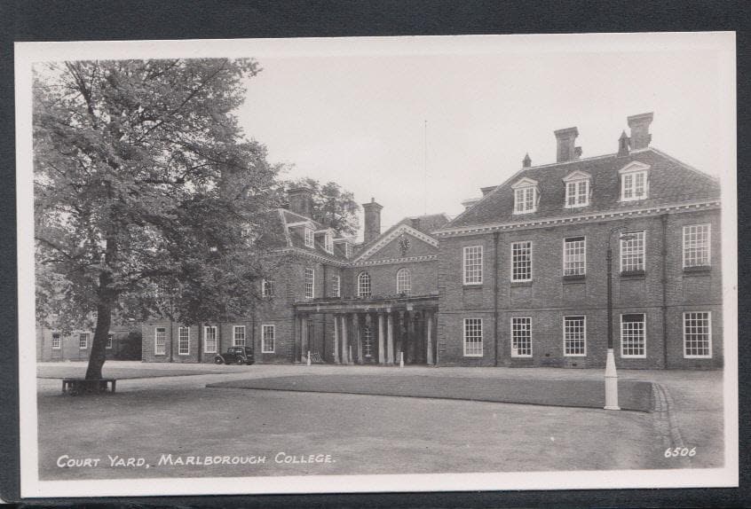 Wiltshire Postcard - Court Yard, Marlborough College - Mo’s Postcards 