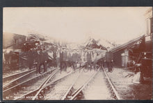 Load image into Gallery viewer, Wiltshire Postcard - Railway Accident at Salisbury, June 1906 - Mo’s Postcards 
