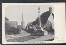 Load image into Gallery viewer, Worcestershire Postcard - Cross and Church, Childswickham, Near Broadway - Mo’s Postcards 
