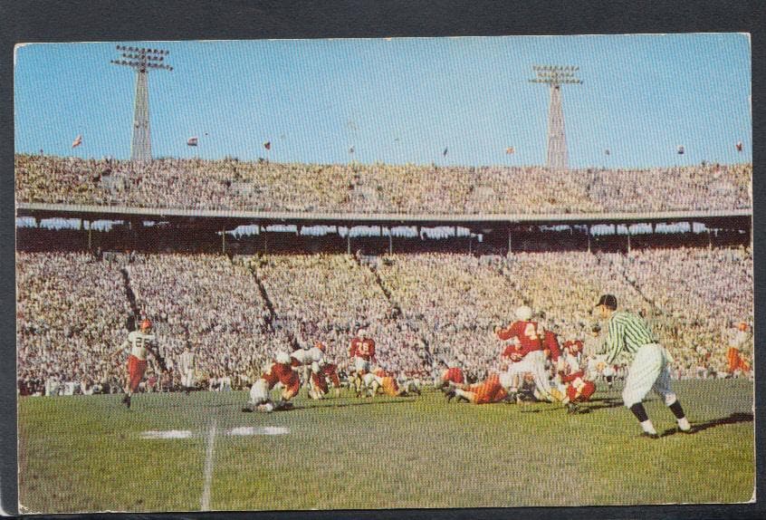 Sports Postcard - American Football - The Orange Bowl Classic, Miami, Florida - Mo’s Postcards 
