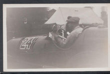 Load image into Gallery viewer, Sports Postcard - Real Photo of a Man Driving a Motor Racing Car. Car No 24 - Mo’s Postcards 
