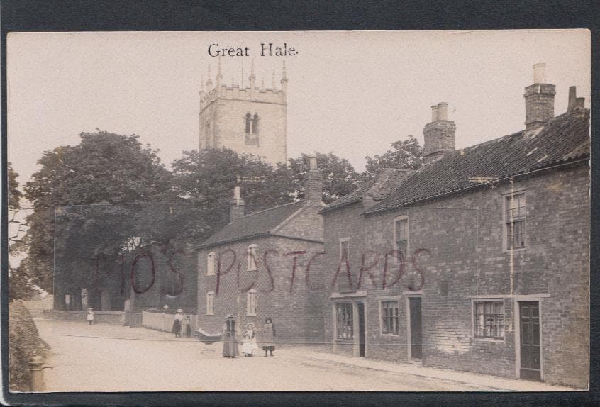 Lincolnshire Postcard - Great Hale Village - Mo’s Postcards 