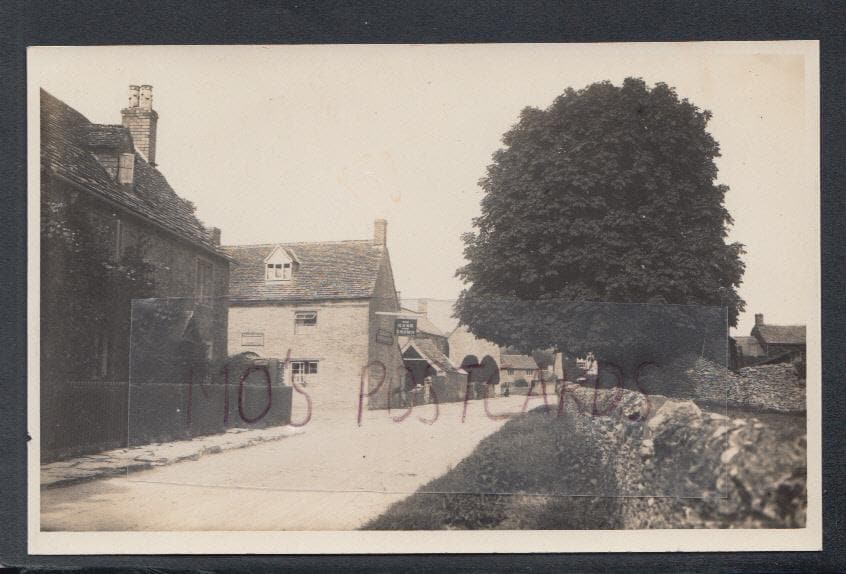 Oxfordshire Postcard - The Rose & Crown Pub, Shilton Village, 1924 - Mo’s Postcards 