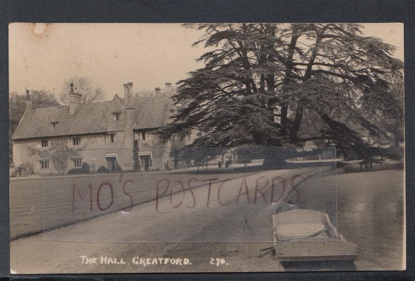 Lincolnshire Postcard - The Hall, Greatford, 1922 - Mo’s Postcards 