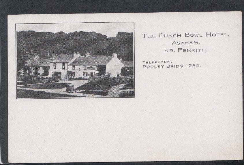 Cumbria Postcard - The Punch Bowl Hotel, Askham, Near Penrith - Mo’s Postcards 