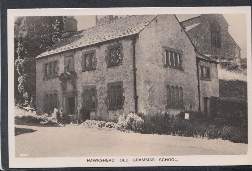 Cumbria Postcard - Hawkshead - Old Grammar School - Mo’s Postcards 