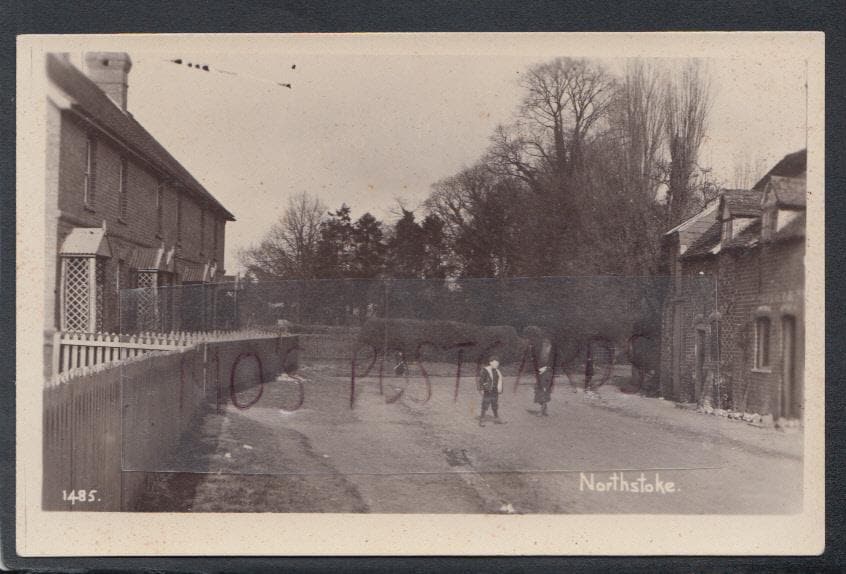 Oxfordshire Postcard - Northstoke Village, 1915 - Mo’s Postcards 