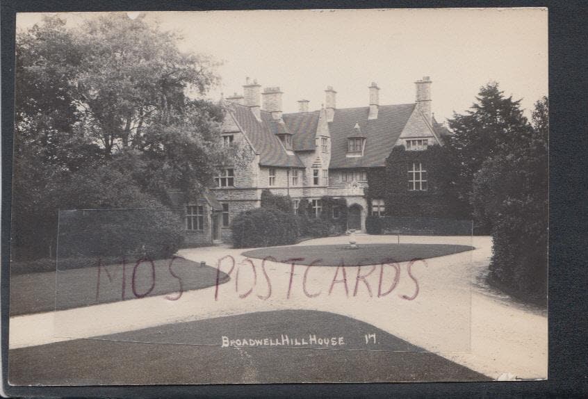Oxfordshire Postcard - Broadwell Hill House - Mo’s Postcards 