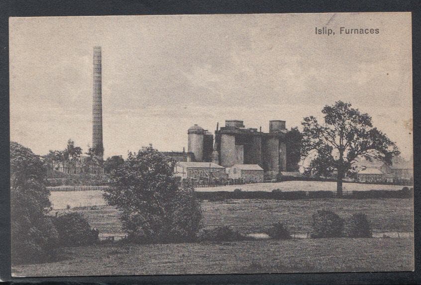 Northamptonshire Postcard - Islip Furnaces - Mo’s Postcards 