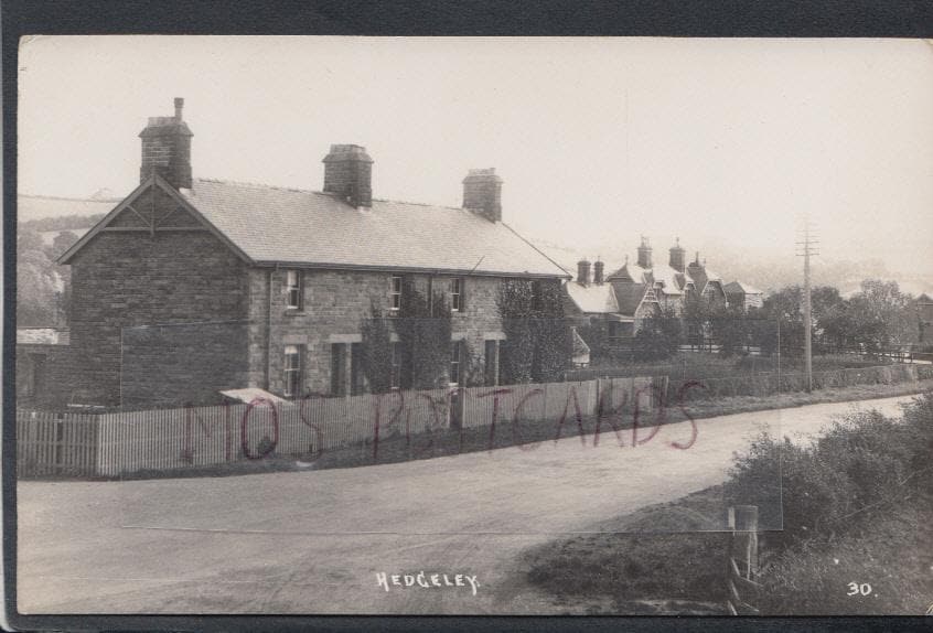 Northumberland Postcard - Hedgeley Village - Mo’s Postcards 