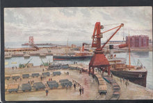 Load image into Gallery viewer, Lincolnshire Postcard - Immingham Deep Water Dock - Mo’s Postcards 
