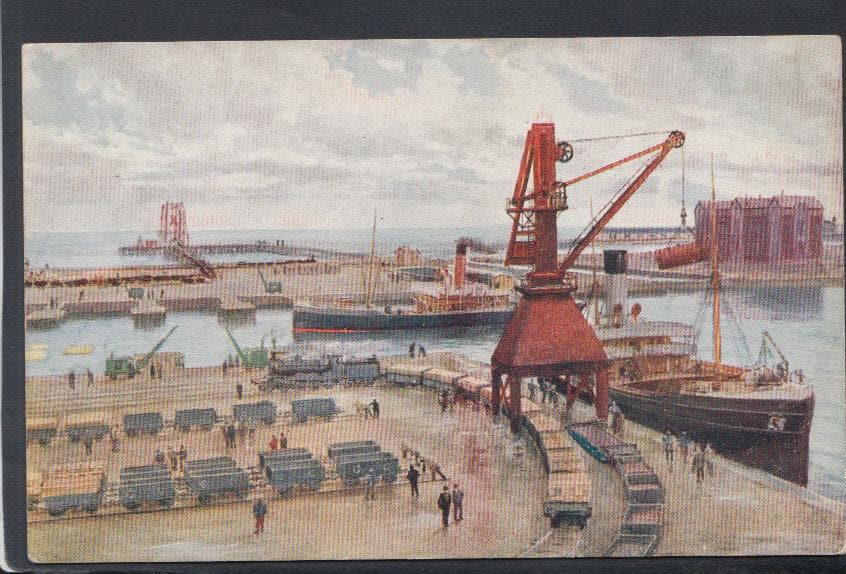 Lincolnshire Postcard - Immingham Deep Water Dock - Mo’s Postcards 