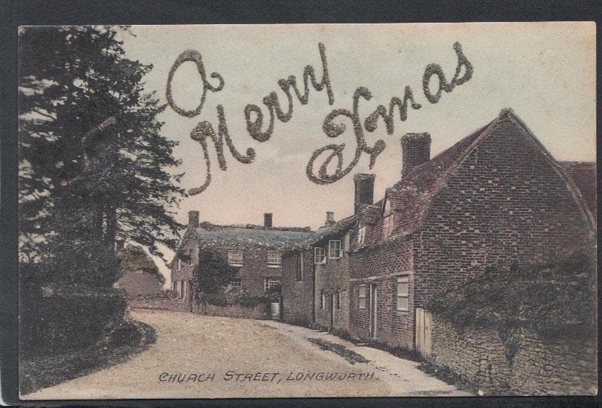 Oxfordshire Postcard - Church Street, Longworth - Mo’s Postcards 