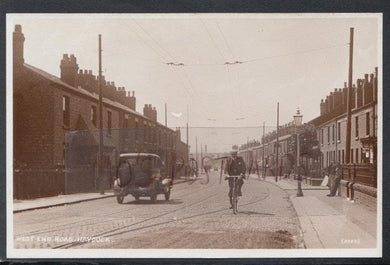 Lancashire Postcard - West End Road, Haydock - Mo’s Postcards 