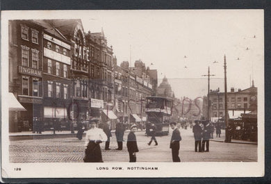 Nottinghamshire Postcard - Long Row, Nottingham, 1910 - Mo’s Postcards 