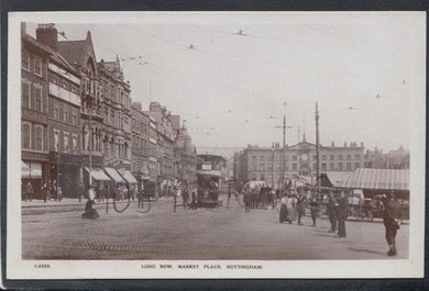 Nottinghamshire Postcard - Long Row, Market Place, Nottingham - Mo’s Postcards 