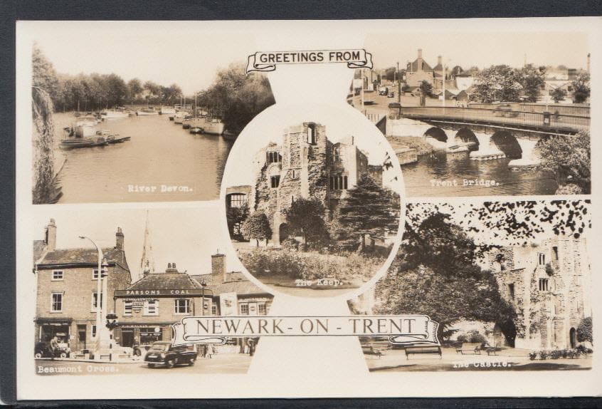 Nottinghamshire Postcard - Greetings From Newark-On-Trent - Mo’s Postcards 