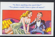 Load image into Gallery viewer, Comic Postcard - Risque / Rude / Kisses / Couple / Water - Mo’s Postcards 

