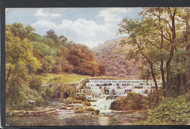 Derbyshire Postcard - Monsal Dale, Buxton - Artist A.R.Quinton, 1955 - Mo’s Postcards 