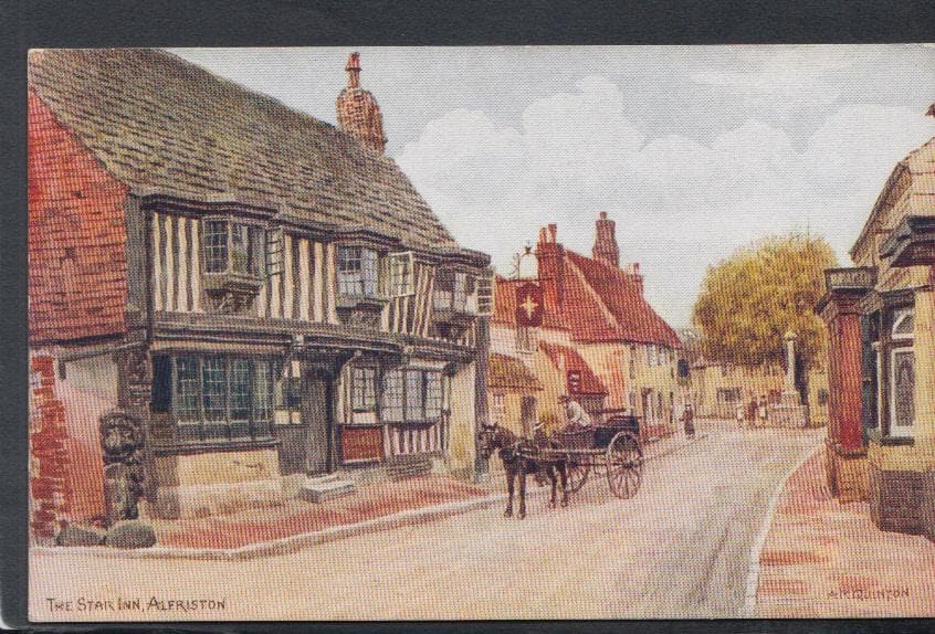 Sussex Postcard - The Star Inn, Alfriston - Artist A.R.Quinton - Mo’s Postcards 