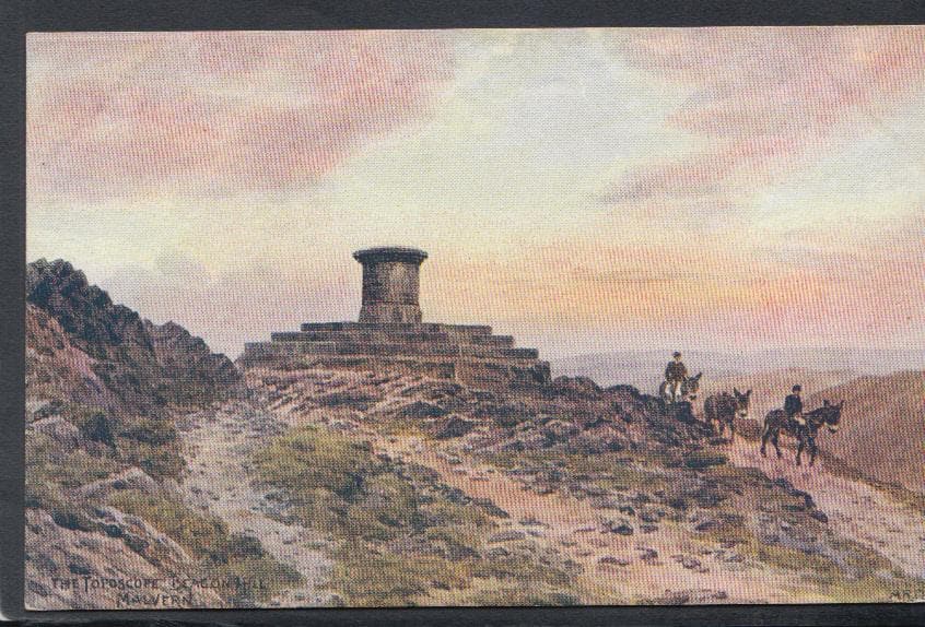 Worcestershire Postcard - The Toposcope, Beacon Hill, Malvern - Artist A.R.Quinton - Mo’s Postcards 