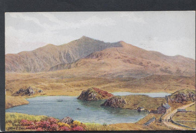 Wales Postcard - Snowdon From Ln Dwyarchen - Artist A.R.Quinton - Mo’s Postcards 