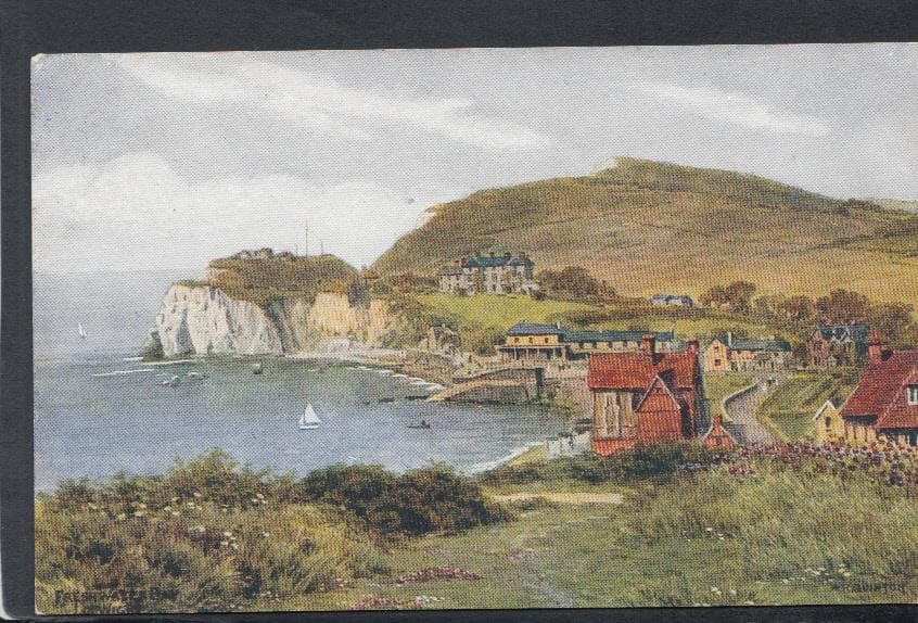 Isle of Wight Postcard - Freshwater Bay - Artist A.R.Quinton - Mo’s Postcards 