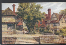Load image into Gallery viewer, Kent Postcard - Leicester Square, Penshurst - Artist A.R.Quinton - Mo’s Postcards 
