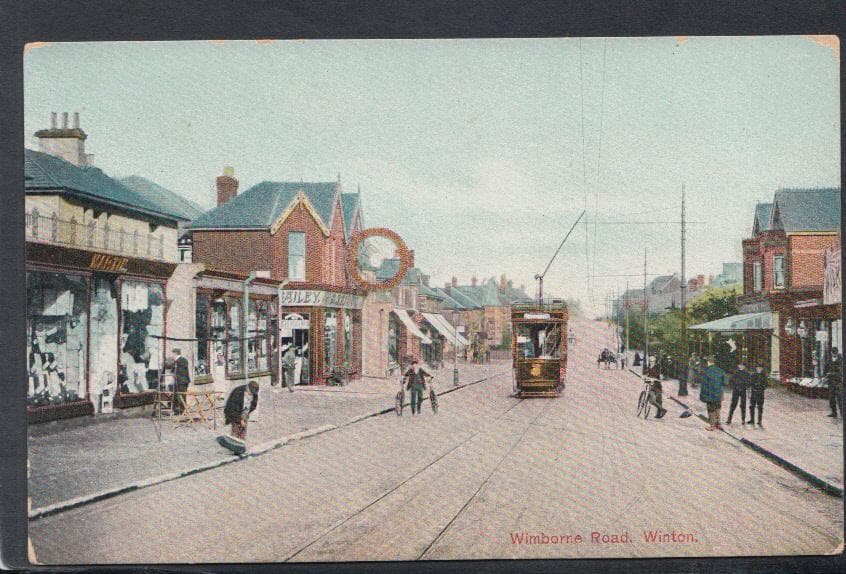 Dorset Postcard - Wimborne Road, Winton - Mo’s Postcards 