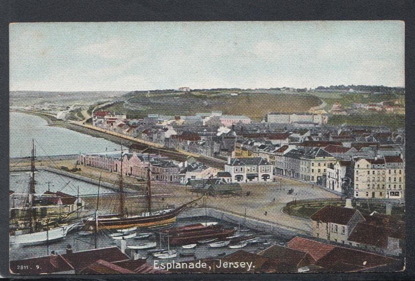 Channel Islands Postcard - Esplanade, Jersey - Mo’s Postcards 