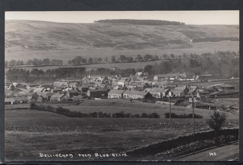 Northumberland Postcard - Bellingham From Blue Heaps - Mo’s Postcards 