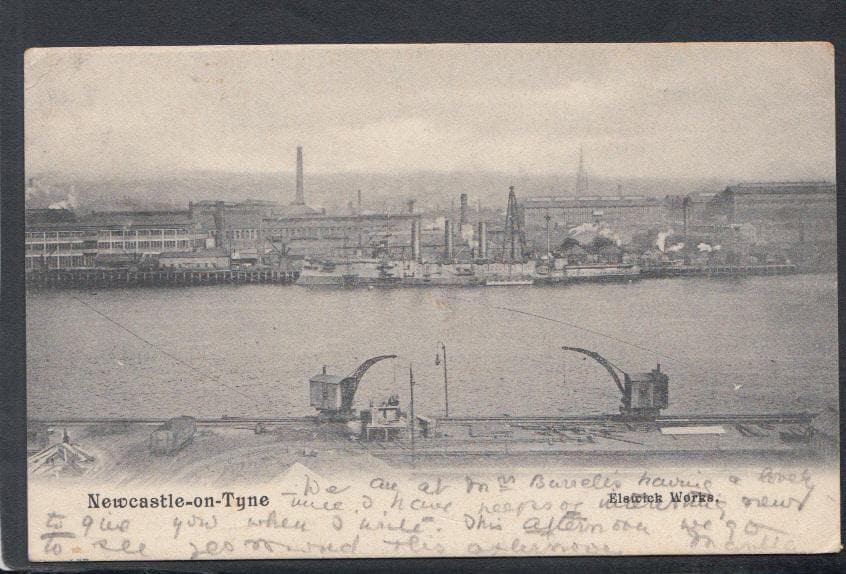 Northumberland Postcard - Elswick Works, Newcastle-On-Tyne, 1906 - Mo’s Postcards 