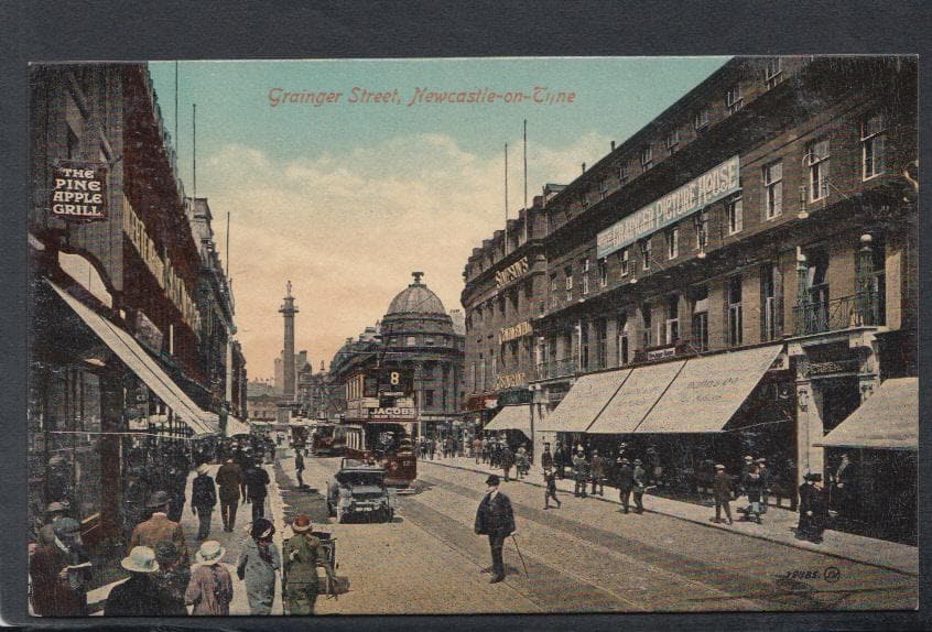 Northumberland Postcard - Grainger Street, Newcastle-Upon-Tyne - Mo’s Postcards 