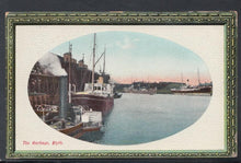 Load image into Gallery viewer, Northumberland Postcard - The Harbour, Blyth, 1909 - Mo’s Postcards 
