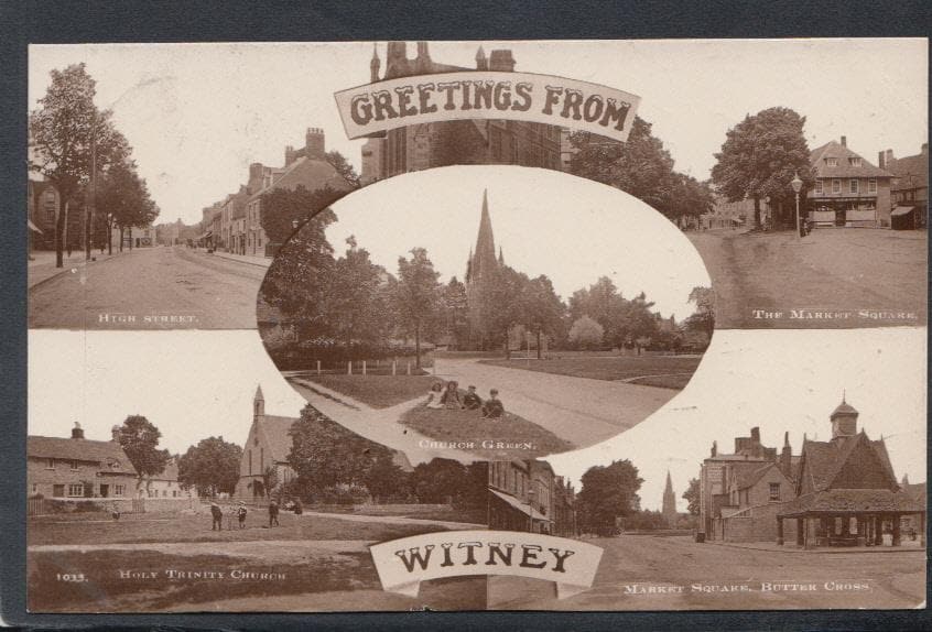 Oxfordshire Postcard - Greetings From Witney - Mo’s Postcards 