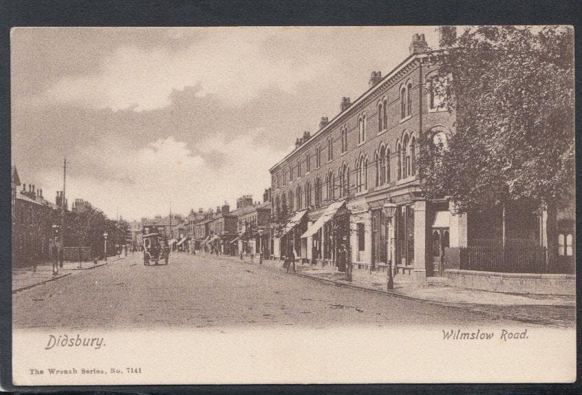 Lancashire Postcard - Wilmslow Road, Didsbury - Mo’s Postcards 