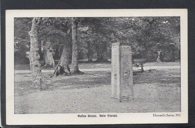 Hampshire Postcard - Rufus Stone, The New Forest - Mo’s Postcards 