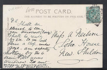 Load image into Gallery viewer, Co Durham Postcard - Norton Green, Stockton-On-Tees, 1903 - Mo’s Postcards 
