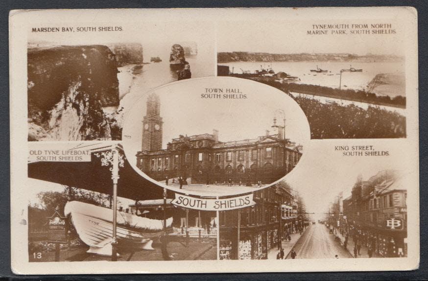 Co Durham Postcard - Views of South Shields - Mo’s Postcards 