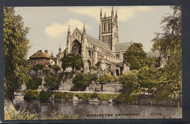 Worcestershire Postcard - Worcester Cathedral - Mo’s Postcards 