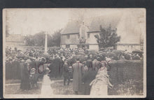 Load image into Gallery viewer, Unknown Location Postcard - War Memorial Public Service, Gloucestershire Area? - Mo’s Postcards 
