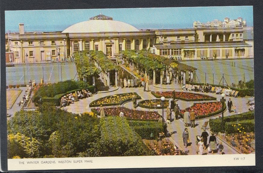 Somerset Postcard - The Winter Gardens, Weston-Super-Mare - Mo’s Postcards 