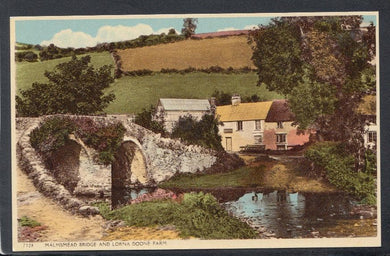 Devon Postcard - Malmsmead Bridge and Lorna Doone Farm - Mo’s Postcards 